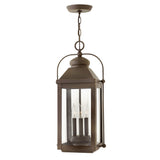Anchorage Large Hanging Lantern - Light Oiled Bronze - by Hinkley