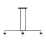 Anders Chandelier — 48", Clear, Midnight Black
