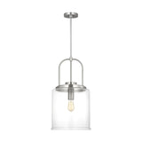 Anders Pendant — 14", Brushed Nickel
