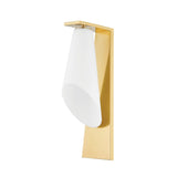 Andros Wall Sconce - Aged Brass by Hudson Valley