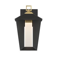 Andson Outdoor Wall Sconce 13 Inch Brass Sand Black Mix by Eurofase