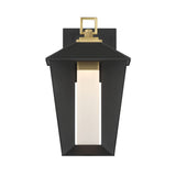 Andson Outdoor Wall Sconce 13 Inch Brass Sand Black Mix by Eurofase
