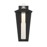 Andson Outdoor Wall Sconce 19 Inch Satin Nickel Sand Black Mix by Eurofase