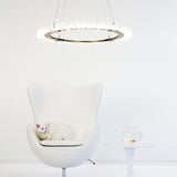 Anemone Circular LED Pendant lifestyle view by Hubbardton Forge