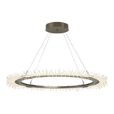 Anemone Circular LED Pendant in Soft Gold by Hubbardton Forge