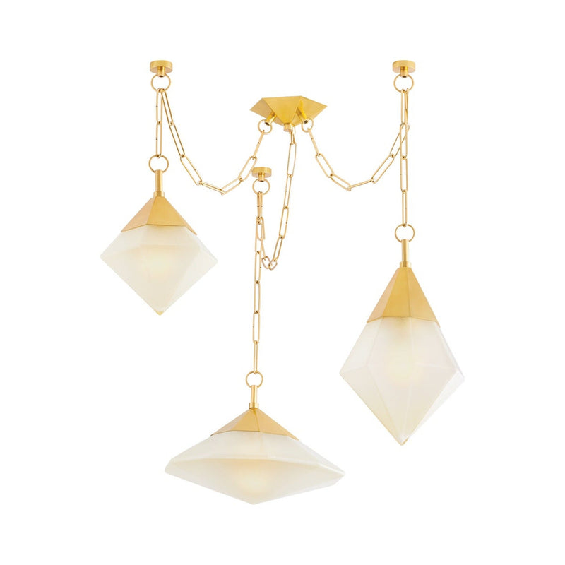 Angelique Chandelier - 3-Light by Corbett