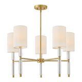 Anika Chandelier - Lacquered Brass