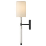 Anika Single Light Sconce - Small, Black