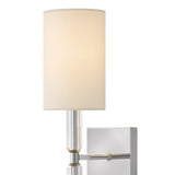 Anika Single Light Sconce - Small, Chrome
