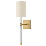 Anika Single Light Sconce - Small, Lacquered Brass