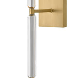 Anika Single Light Sconce - Small, Lacquered Brass