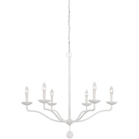 Annie Chandelier — 32 1/2", Plaster White