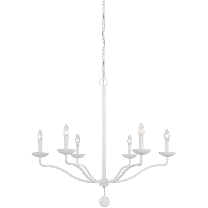Annie Chandelier — 32 1/2", Plaster White