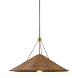 Annmarie Pendant - Patina Brass