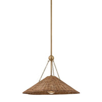 Annmarie Pendant - Patina Brass