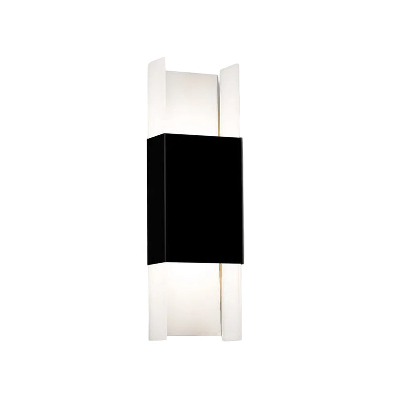 Ansa Outdoor Wall Sconce by Cerno - Textured Black