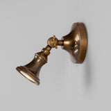Antique Brass Accra Traditional Small Brass Spotlight by Mullan Lighting