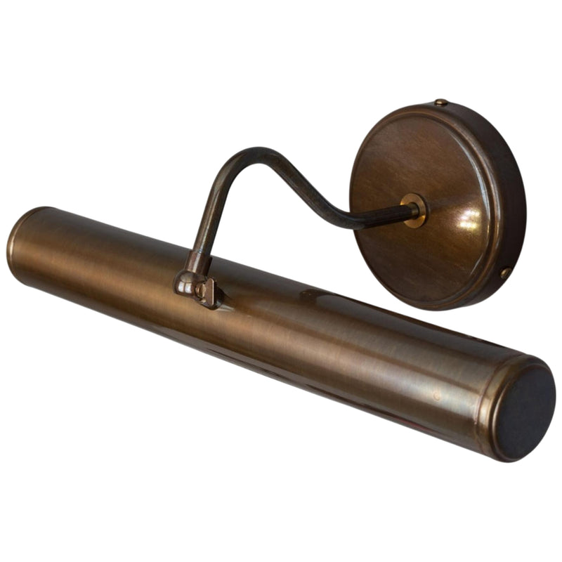 Antique Brass Belfast Picture Light by Mullan Lighting