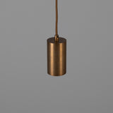 Antique Brass Evanston Brass Pendant Spotlight by Mullan Lighting