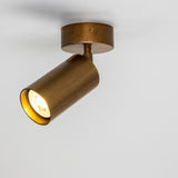 Antique Brass Evanston Single Ceiling Light by Mullan Lighting