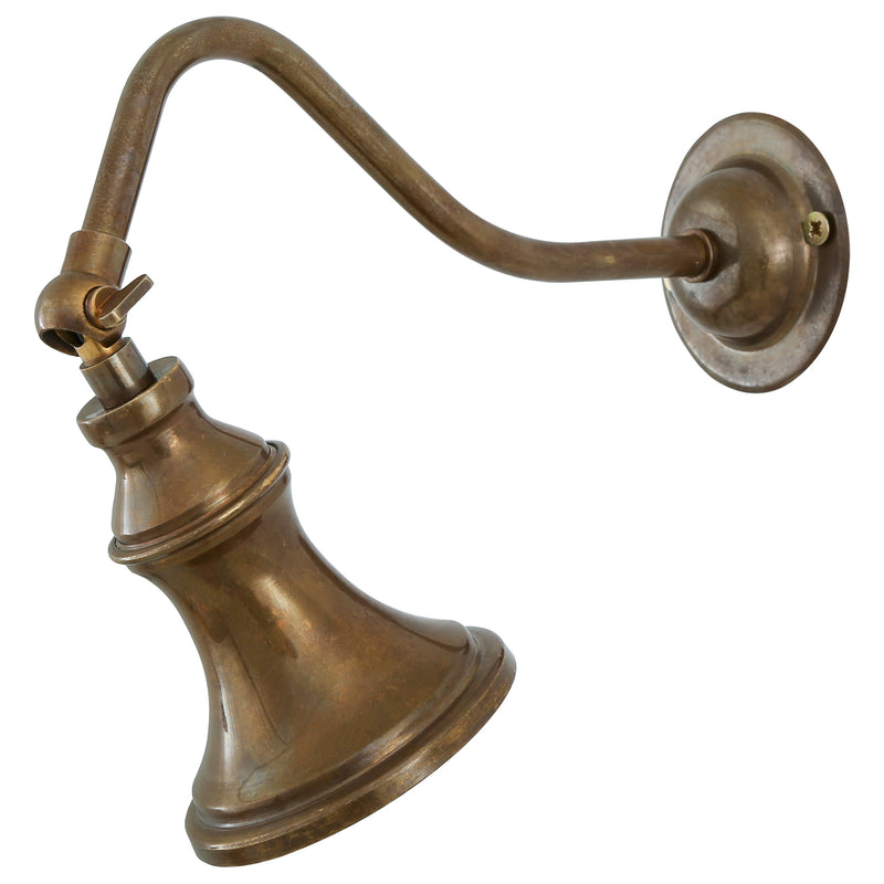 Antique Brass Kent Traditional Adjustable Spotlight by Mullan Lighting