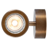Antique Brass Lana Up-Down Brass Wall Light by Mullan Lighting