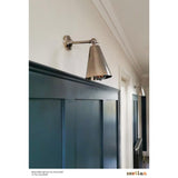 Antique Brass Moya Adjustable Brass Wall Light by Mullan Lighting Lifestyle