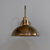 Antique Brass Paris Swan Neck Wall Light By Mullan Lighting