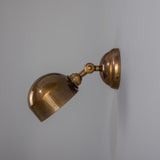 Antique Brass San Jose Adjustable Brass Wall Light by Mullan Lighting