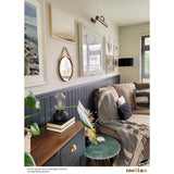 Antique Brass Small Dublin Picture Light By Mullan in Living Room