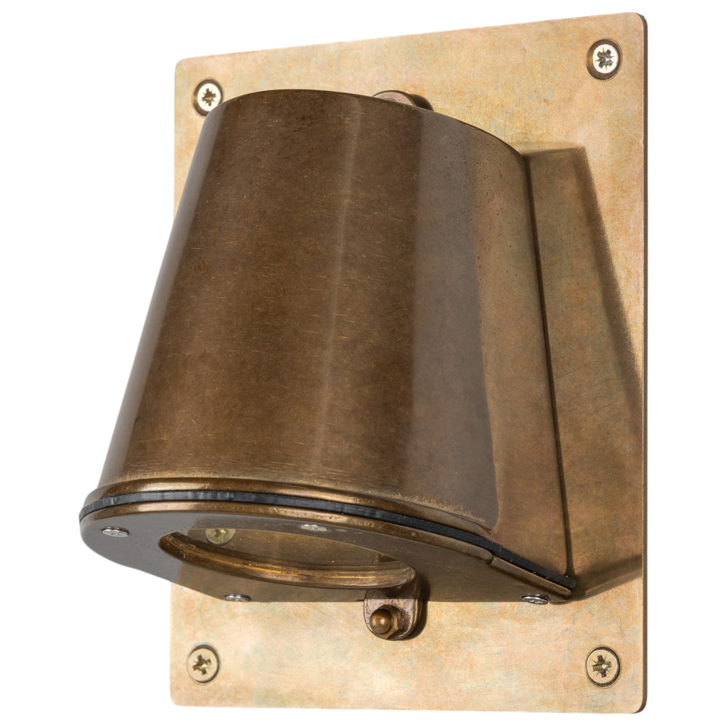 Wade Outdoor Brass Spotlight by Mullan Lighting