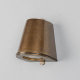 Antique Brass Without Backplate Wade Outdoor Brass Spotlight by Mullan Lighting