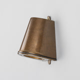 Antique Brass Without Backplate Wade Outdoor Brass Spotlight by Mullan Lighting
