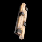 Antique Nickel Voxxel Wall Sconce by Modern Forms in Zoomed View