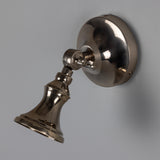 Antique Silver Accra Traditional Small Brass Spotlight by Mullan Lighting