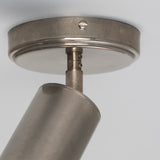 Antique Silver Evanston Single Ceiling Light by Mullan Lighting