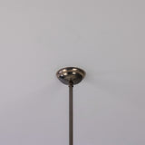 Antique Silver Luanda Opal Globe Bar Pendant by Mullan Lighting Canopy Details