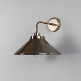 Antique Silver Nerissa Brass Bathroom Wall Light by Mullan Lighting