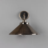 Antique Silver Nerissa Brass Bathroom Wall Light by Mullan Lighting