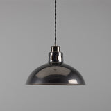Antique Silver Paris Industrial Brass Pendant by Mullan Lighting