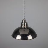 Antique Silver Paris Industrial Brass Pendant by Mullan Lighting