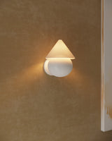 Antique White/White Linen Rowan Wall/Vanity Light by Alora Lighting