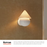 Antique White/White Linen Rowan Wall/Vanity Light by Alora Lighting