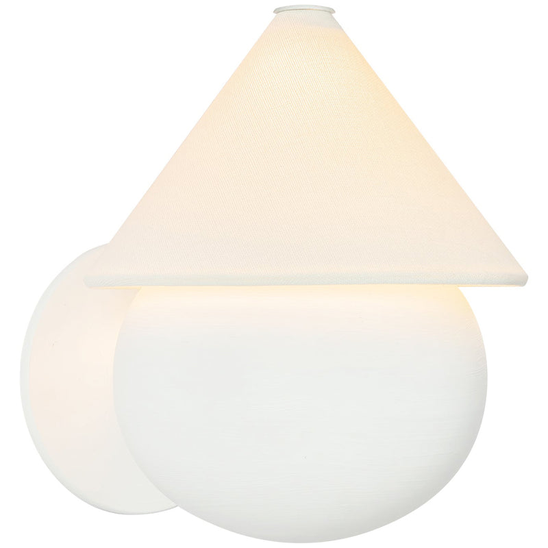 Antique White/White Linen Rowan Wall/Vanity Light by Alora Lighting