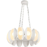 Antique White 25inch Cortez Chandelier by Alora Lighting