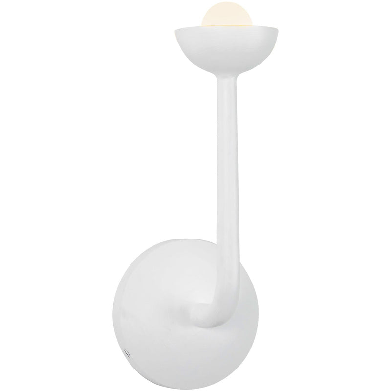 Antique White 3inch Spade Wall/Vanity Light by Alora Lighting