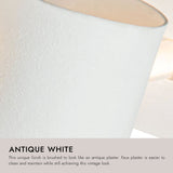 Antique White 5inch Cortez Wall/Vanity Light by Alora Lighting