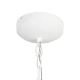 Antique White Spade Chandelier by Alora Lighting Details