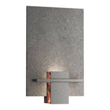 Aperture Wall Sconce in Natural Iron, Topaz Glass by Hubbardton Forge