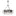 Apothecary Circular Chandelier, shown in Black, by Hubbardton Forge